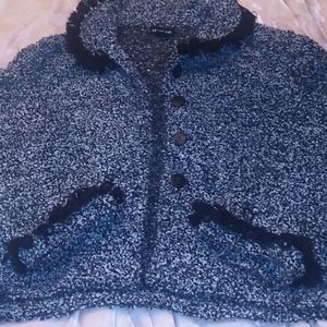 Vintage Leslie Fay L sweater jacket